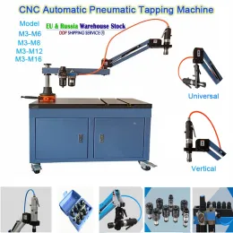 M3-M16 Pneumatische Gewindeschneidmaschine, Gewindeschneidkapazität, Kipphebel-Gewindeschneidmaschine, automatisch, optional, universeller vertikaler Typ, 1200 U/min