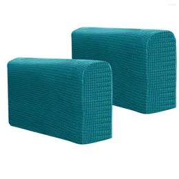 Coperture per sedia da 2 pezzi Cover di braccia divano di divano macchettatura doppia Chaise Protectors Arm Office Pads Office