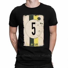 Maglietta da uomo Formula 1 di alta qualità Team Lotus Jim Clark Numero Pure Cott Shirt Tees Harajuku per adulti u6wb #