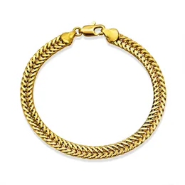 Anklets Wide 6mm Cuban Link Chain Gold Color Anklet Thick 9 Inches Ankle Bracelet For Women Men Waterproof