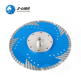 Zaagbladen Zlion 1pc 9 "Diamond Saw Blade Granite Marble Stone Cutting Disc Hot Turbo Turbo Ciągło 230 mm z M14 5/811 Nić gwintu