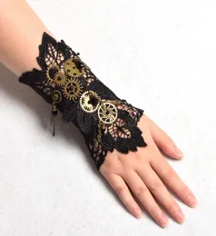 1pc Vintage Frauen Steampunk Getriebe Handgelenk Manschette Armbrand Armband Industrielle Viktorianischen Kostüm Cosplay Zubehör Hohe Qualität7323109