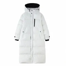 Winter Women's Down Puffer Jackets White Baggy Thickning Warm Hooded Korean Fi Boutique Clothing Bubble Cott Padded Coats 32oe#