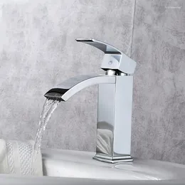 Badezimmer-Waschtischarmaturen Aan Matte Black Basin Faucet Water Tap Solid White Brass Cold Single Handle Mixer