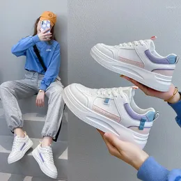 Sapatos casuais outono mulheres tênis branco tênis skate moda plataforma apartamentos rendas até feminino vulcanizado tenis de mujer