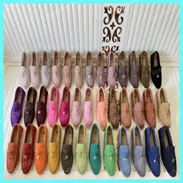 رجال أحذية غير رسمية من جلد الغزال متسكعون moccasins المشمش من الجلد الأصلي رجال قسيمة غير رسمية على شقق النساء المصممين الفاخرة فستان مسطح الأحذية أحذية البقرة الجلدية أوكسفوردس المشي