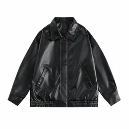 2023 Mens Fi Leather Justic Slim Fit Stand Stand Pu Jacket Male Anti-Wind Poredcycle Stapel Shipper Jackets Men 960Q#