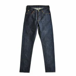 RaSzhan 310xx-Raw Mens Kotlar Mahasal Olmayan Seedge Ham Denim kot pantolon Erkekler için Slim Slim Fit 14.5 oz P5SL#