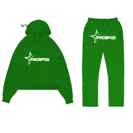 Herrspåriga streetwear nofs hoodie y2k 2 bit set mens hip hop brev tryck överdimensionerad hoodie tröja tröja tröja casual byxor sportkläder 9522