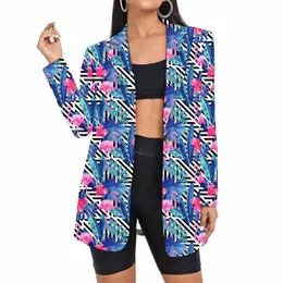 women's Suit Crane Blazers Lady Camoue Dropship Suits Plus Size Clothes Jacket Banana Leaf Floral Cutsom Plaid Wholesale N0aq#