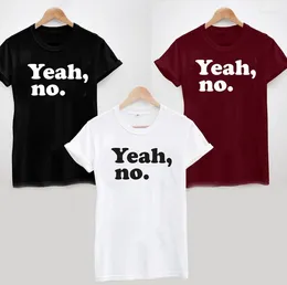Kvinnors t-skjortor skuggnas ja nr. T-shirt roligt skämt sociala medier sarkastiska bomullsskjorta unisex mode tumblr drop ship