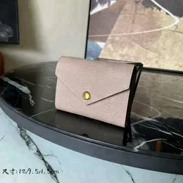 Men Luxury bags Designer Wallets Top coin purse Women Short Wallet Gril Purse Original Box Card Holder Ladies Handbag Checked Flower