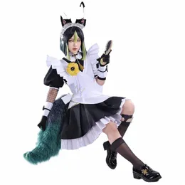 W magazynie Tighnari Maid Cosplay Genshin Impact Dokidoki-Sr Tighnari DouJin Maid Costume Cosplay Sumeru 56bd#