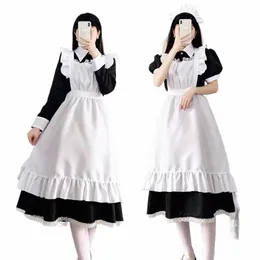 Traditial Maid Dr French Maid Cosplay Kostümü Kadınlar için Dr Hizmetçi Cosplay Cosplay Kostümleri N4GX#