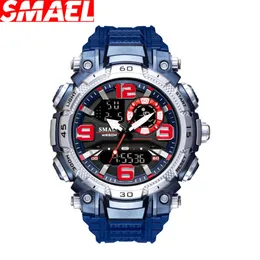 Smael 1921 Dual ruch mężczyzn Sports Multi Funkcjonalny czas Nocny Light Alarm Bell Student Watch