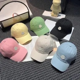 Morandi Color Baseball Cap Cap Solid Ball Cap Fashion Hats Street Designer قابلة للتعديل قبعات أعلى ناعمة قبعات للجنسين الرسوم المتحركة Sunhat Candy Colors