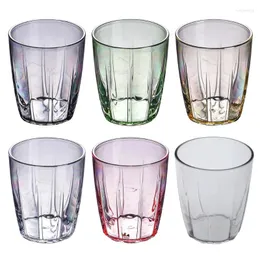 Tumblers 280ml Shatterproof Acrylic Water Unbreakable Drinking Glasses Reusable