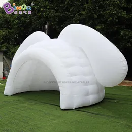 الإعلانات الحرف الرائعة flatables 7.8x4.3x3.9mh قبة أرنب TEAT TAYS Sports Air White Igloo Trade Trad