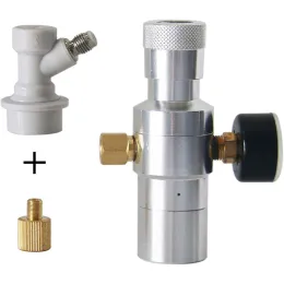 스트레이너 맥주 케그 CO2 충전기 060PSI CO2 레귤레이터 미니 휴대용 CO2 공동 CO2 공장이있는 홈 브루 잉 /피크닉을위한 빠른 분리