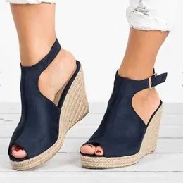 샌들 플랫폼 여성 웨딩 여름 신발 2024 드레스 슬라이드 검투사 레 에스파 드릴 레스 우아한 고급 패션 의료 H240328RGC9