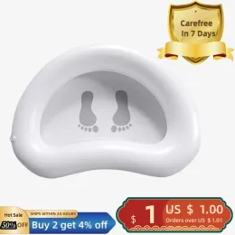 Bathtubs Inflatable Foot Basin Portable Foot Soaking Bath Basin Convenient Inflatable Foot Tub for Pool Beach Camping