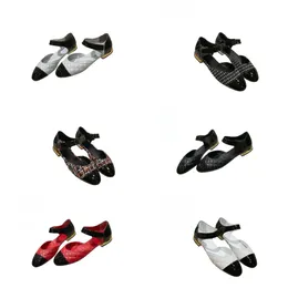 디자이너 신발 여자 캐주얼 신발 패션 패션 진짜 가죽 혼합 컬러 아파트 Mary Janes Low Heels Sewing Summer Sandals Flat Heels Simple Shoes Women Track