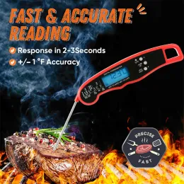 Medidores de cozinha termômetro de alimentos rápido preciso termômetro digital carne leite temperatura sonda churrasco forno elétrico à prova dwaterproof água cozinhar ferramenta