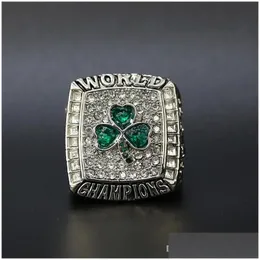 Three Stone Rings Fashion Sports Jewelry 2008 Boston Basketball Championship Ring Men For Fans Us Size 11 Drop Delivery Dh6Ka