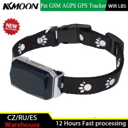 Localizzatori Smart GPS Tracker GSM Collare di posizione per animali domestici Protezione IP67 Modalità di posizionamento multiplo GeoFence SOS Localizzatore in tempo reale AntiLost