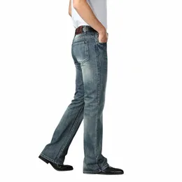 Freies Schiff 2022 Herren Four Seass New Flared Jeans High-Waist Hochwertige lose Wide-Bein-Freizeithosen K6YM #