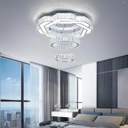 Luzes de teto Frixchur peças de candelabro de cristal LED lâmpadas de luz embutida lâmpada moderna para sala de estar quarto