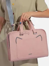 Capas para laptop mochila ins bolsa de ombro rosa manga bolsa à prova d'água macbook air pro 13,3 14 15,6 16 polegadas capa para pc pasta de viagem à prova de choque 24328