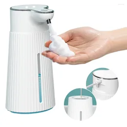 Liquid Soap Dispenser 400ml Automatic Dispensers USB Charging Touchless Hand Infrared Sensor Electric Pump For Home Offices