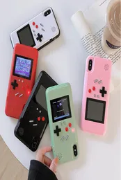 Retro Gaming Case na iPhone 11 Pro XS 10 Max XR 7 8 Plus kolorowy wyświetlacz telefoniczny gameboy case4957373