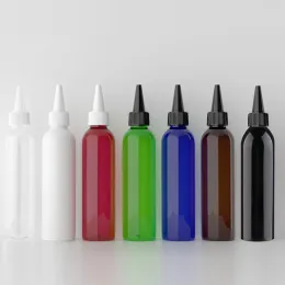 Consigli 50 pz 150 ml Bottiglia di plastica vuota da viaggio con tappo a bocca appuntita Shampoo Lozione Contenitori cosmetici Bottiglie per animali domestici liquide da 5 Oz