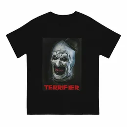 Novità Terrifier Medium Horror T-shirt per uomo Colletto tondo Pure Cott T-shirt Scary Horror Manica corta T-shirt Abiti unici o4ge #