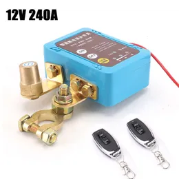 Upgrade Automatic Power Shut Off Cut Off Switch Remote Control 12V 240A Kill Switch Remote Battery Disconnect Switch For Car Truck Boat