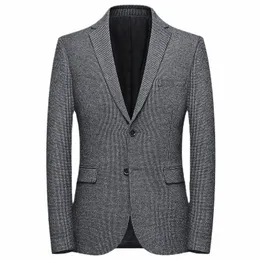 Batmo 2022 nova chegada outono de alta qualidade xadrez casual blazer masculino, ternos masculinos jaquetas, 641 77ev #