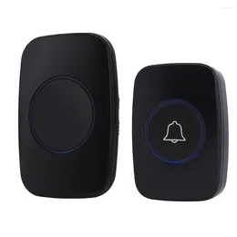 Doorbells Wireless Doorbell EU Plug Chime Kit 300M Remote 23A 12V Battery Waterproof Smart Home Garden Wall Welcome Melody Bell