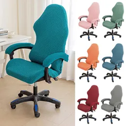 Sandalye Düz Renk Kapağı Ofis Toz Geçirmez Bilgisayar Oyunu Slipcovers Yarış Oyunları için Uzun veya Kısa Kol Yavrusu