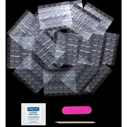 NUOVI 2024 240 pezzi/10 pezzi di colla a biota a doppia faccia a doppia faccia in un adesivo adesivo adesivo per unghie falsi