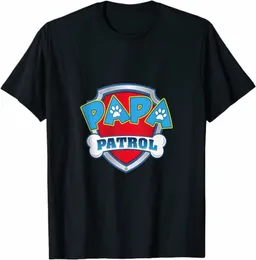 Zabawna koszula Papa Patrol - pies mama tata urodzinowa koszulka. Nowy w 100% Cott Coth Short Rueve O Neck Casual T-Shirts Rozmiar S-3xl x8My#