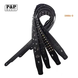P P High quality Arrivals leather guitar strap for acoustic electric guiatr Ukulele bass accessories Guitar Parts