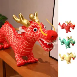 منحوتات Dragon تمثال Dragon شخصيات مصغرة ديكور الخيال النحت العطلة تمثال القابل للتحصيل ديكور CNY لعرض الطاولة