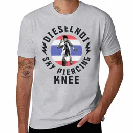 Nowy niebo przebijanie kolan Dieselnoi muay thai T-shirt graficzne koszulki T-Koszulka Zabawna koszula