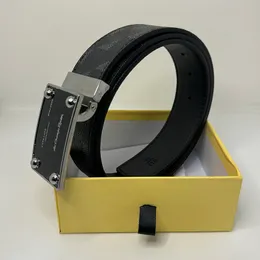 Men belts desinger belt men designer belt mens Belt Leather Business Womens Classic Auto Buckle Cowhide 3.8cm With Gift Box