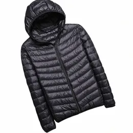 7xl Männer Weiße Ente Daunenjacke Warme Kapuzenjacke Herren All-Seas Ultraleichte Packbare Große Größe Atmungsaktive Männer Daunenjacke L414 #