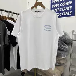 T-shirt oversize nuova estate T-shirt da uomo donna bianca T-shirt in cotone a maniche corte