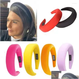 Hair Accessories Milk Silk Washing Face Hairband Veet Sponge Thick Black Headband Drop Delivery Products Tools Dhdpz
