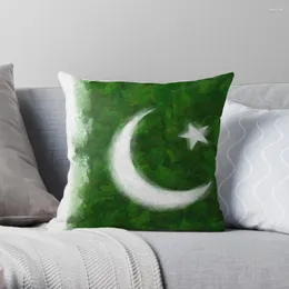 Kudde konstnärlig återgivning av flaggan pakistan kast täcker polyester kuddar på soffan hem vardagsrumsdekor